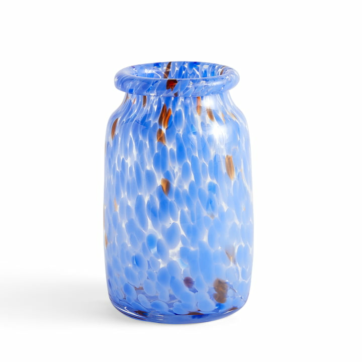 B-Ware Hay Splash Vase M Blumenvase Topf Blumenvase Blumenkübel ø 14,3 X H 22,2 Cm Blue - 5710441295952