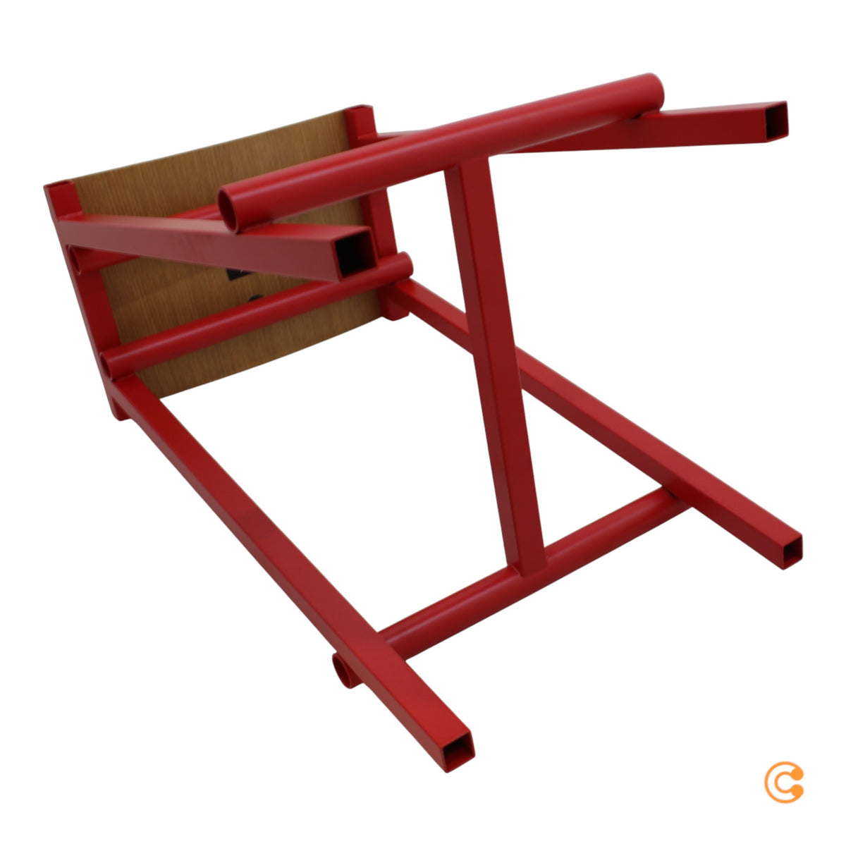 HAY Taburete 8 Barhocker Hocker Eiche signalrot niedrig 65cm SIEHE TEXT/FOTO - 5710441349396