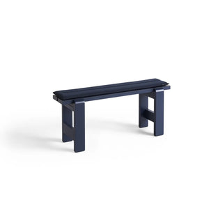 B-Ware Hay Bank Sitzmöbel Weekday Stahlblau 111x45cm Outdoor
