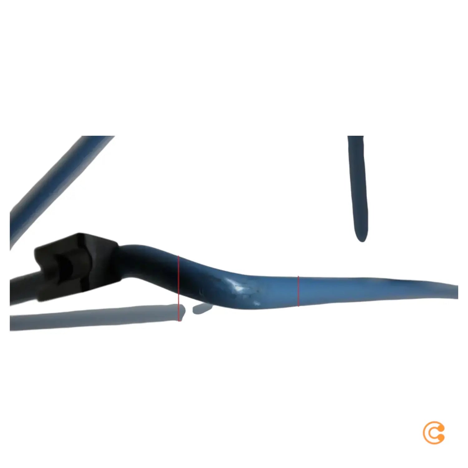 B-Ware Hay Stuhl Sessel Outdoor X Line Blau Stapelbar Gartenstuhl Siehe Text/Foto - 5710441366782