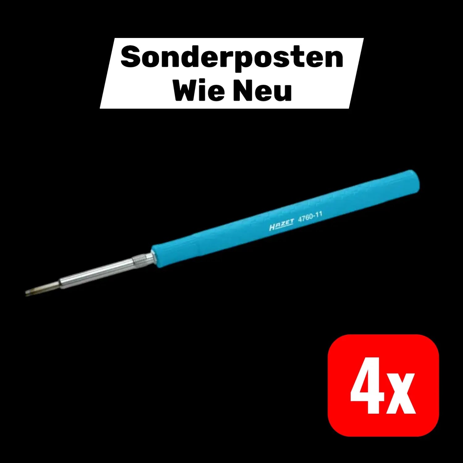 B-Ware Hazet Hilfswerkzeug Werkzeug Glühkerzen Demontage Montage 4760 11 4 Stück - 4000896222346