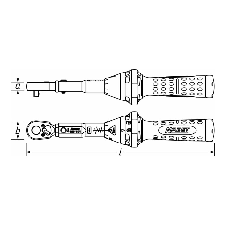 Hazet Drehmoment Schlüssel Werkzeug Schlüssel Nm 10 60 Vierkant 10mm 3/8 Zoll B-Ware - 4000896218899