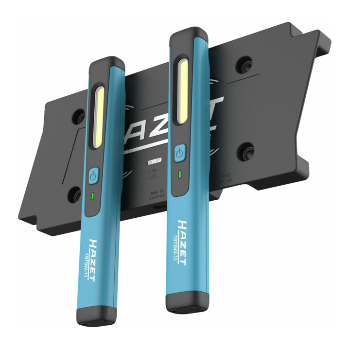 Hazet Led Pen Light Set Stiftlampe Wireless Charging Kompaktlampe 3teilig B-Ware - 4000896235247