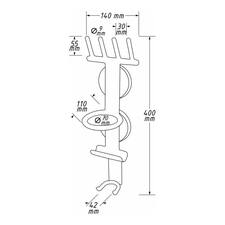 B-Ware Hazet Magnet Halter Werkzeughalter Werkzeugaufnahme 9070 10 Mit 2 Magneten - 4000896158157