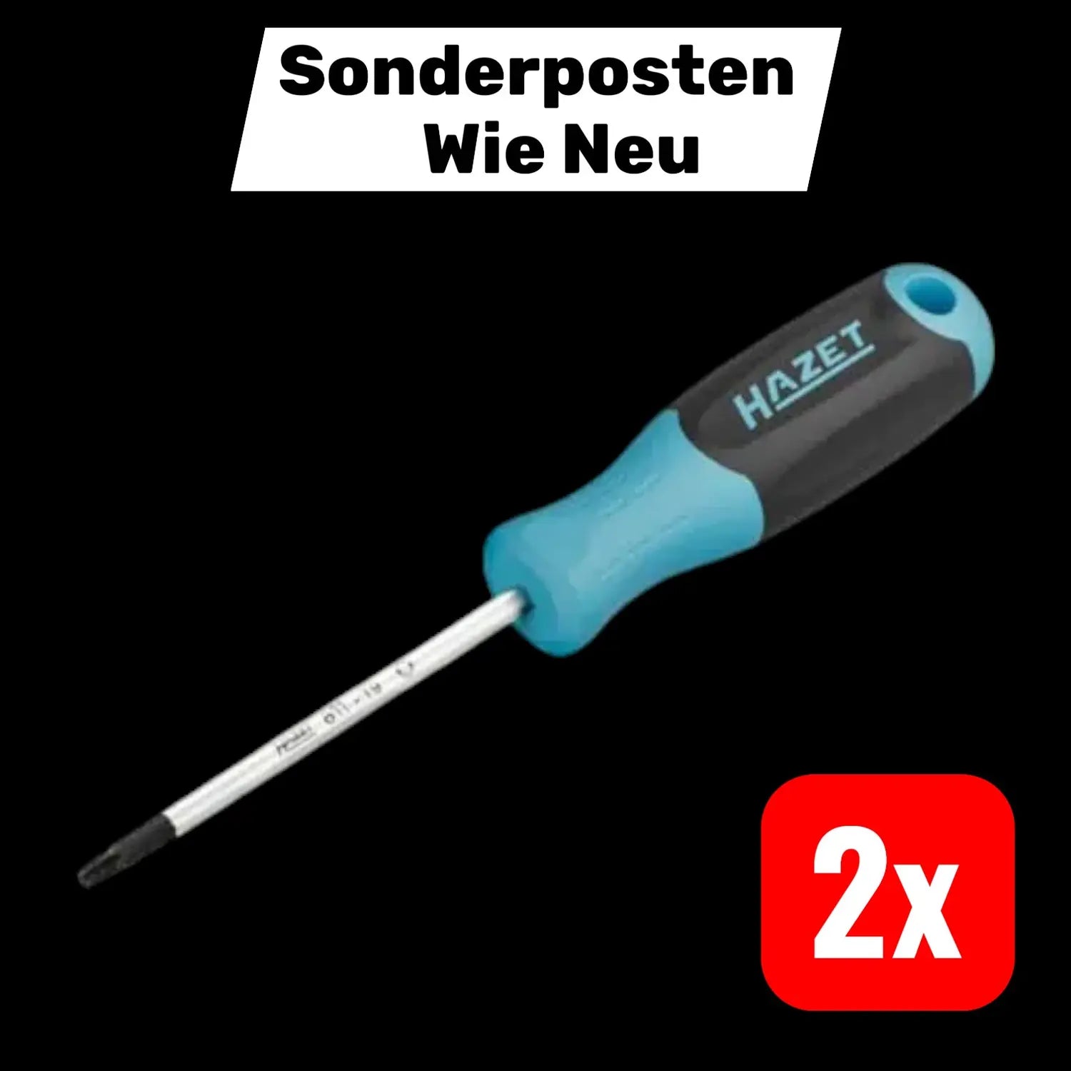 B-Ware Hazet Schraubendreher Werkzeug Torx Profil T25 Rundklinge Mattverchromt 2 Stück - 4000896258987