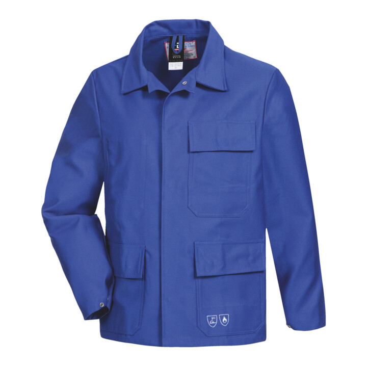 Hb Tempex Jacke Schweißerschutzjacke Schweißerjacke Royalblau Größe 52 Herren B-Ware