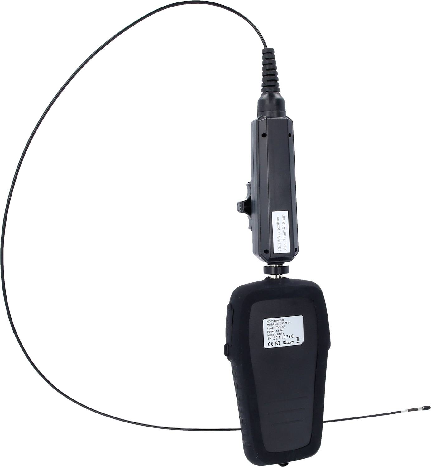 D-Ware Ks Tools 550.7550 Videoskop Satz Sonden ø: 3.9 Mm Testgerät Messgerät Defektware - 4042146952382