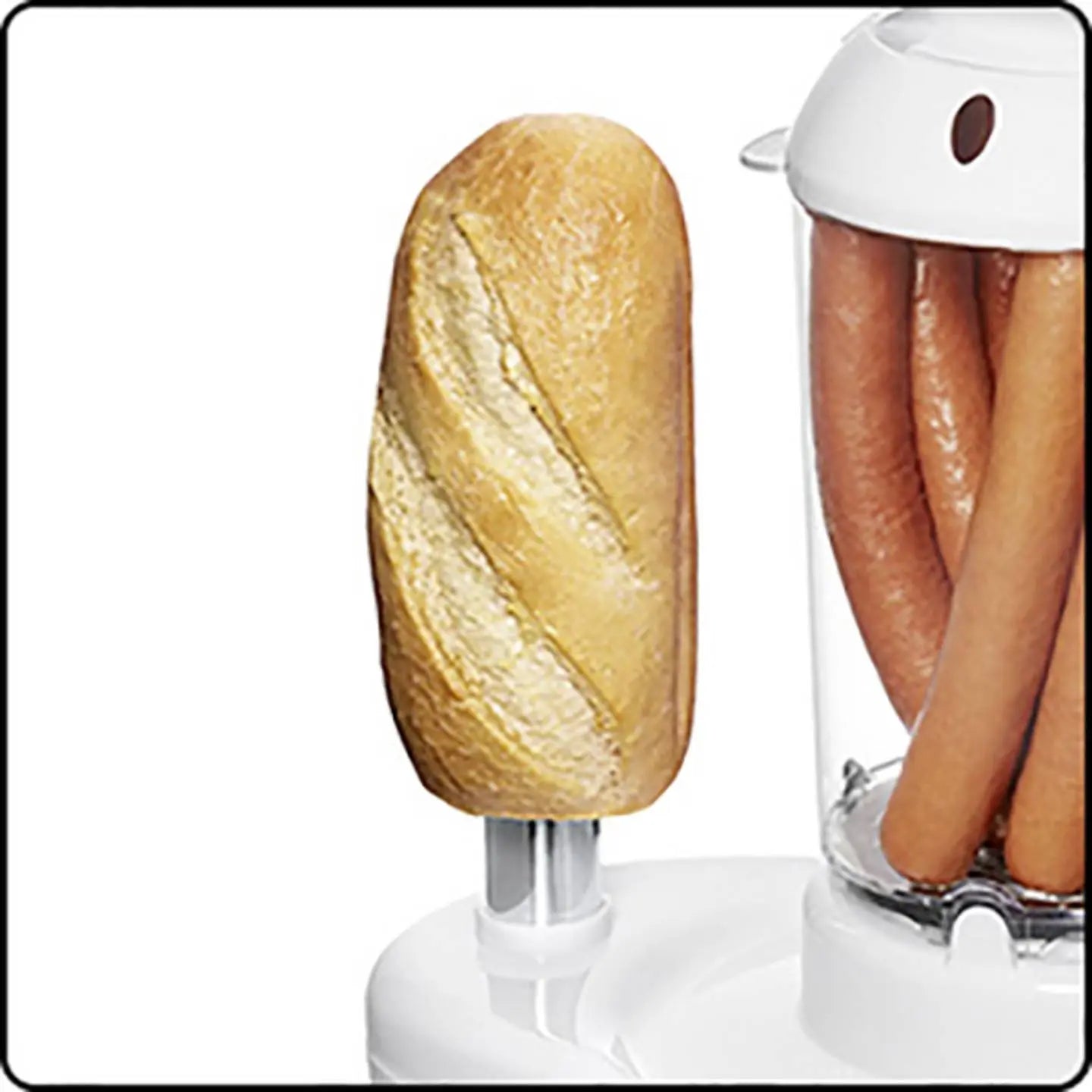 B-Ware Clatronic Hdm 3420 Ek N Hot Dog Maker 380 Watt Weiß Transparent - 4006160511369