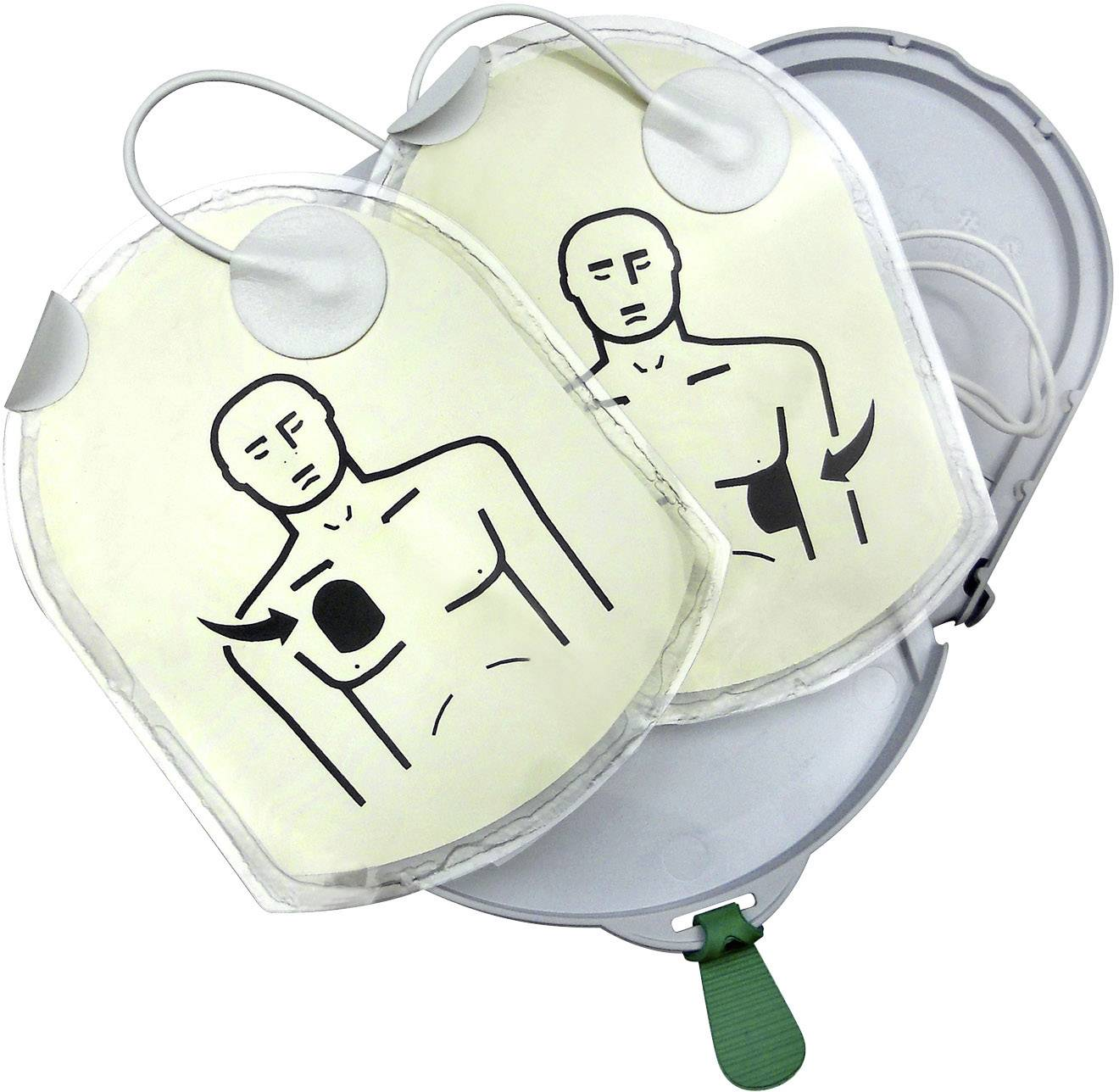 Heart Sine Pad Pak 03 Kassette Batterie Elektroden Defibrillator Erwachsene  B-Ware
