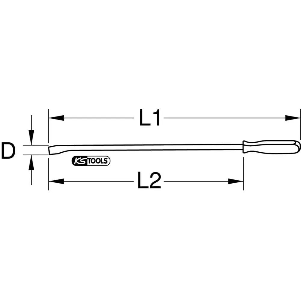 B-Ware Ks Tools Hebeleisen Brecheisen Montage 45 Cm Chrom Molybdän Stahl 10 Stück - 4042146054901