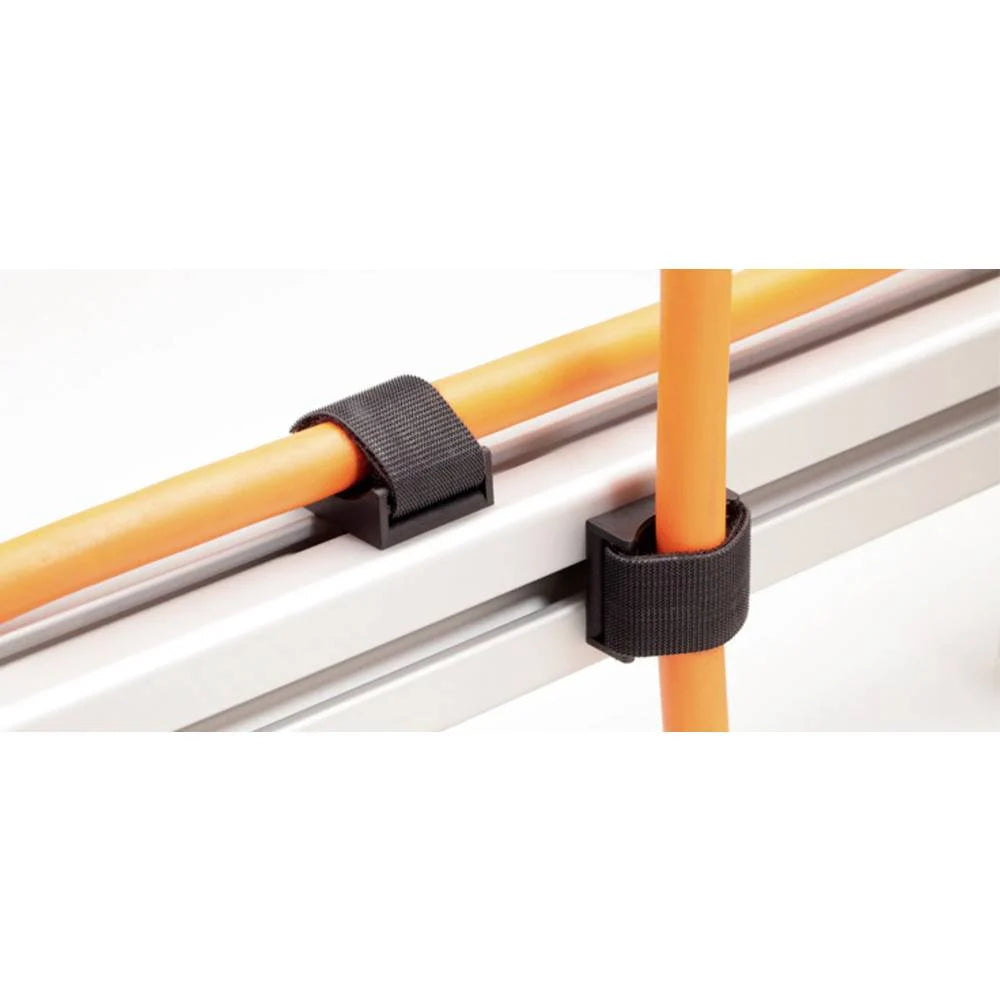 Hebotec Klettbandsockel Halterung Kabelbefestigung Polyamid KBS-B10M 10 Stück - 4251827906167