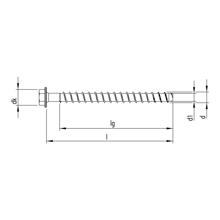 Heco Schraubanker Anker Betonschraube 14x150 Sechskantkopf Scheibe A2 K B-Ware