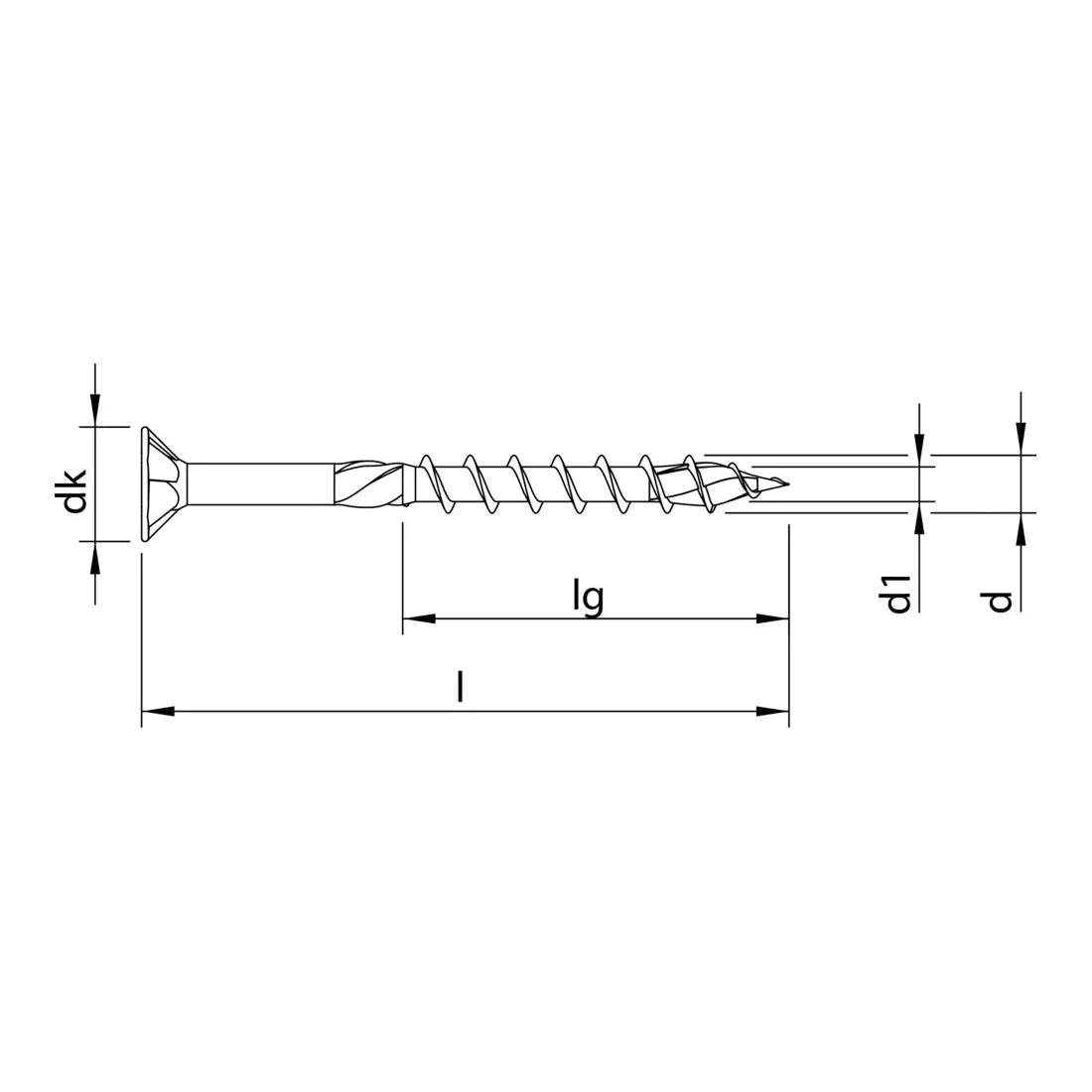 B-Ware Heco Holzschraube Schraube Heco Topix Plus Heco Drive Senkkopf Tg A3 K 50 Stück - 4019787613279