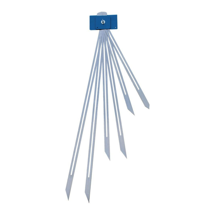 Hedue Treppenspinne Lehre Treppenlehre T500 Stahl Messwerkzeug Holzkasten B-Ware