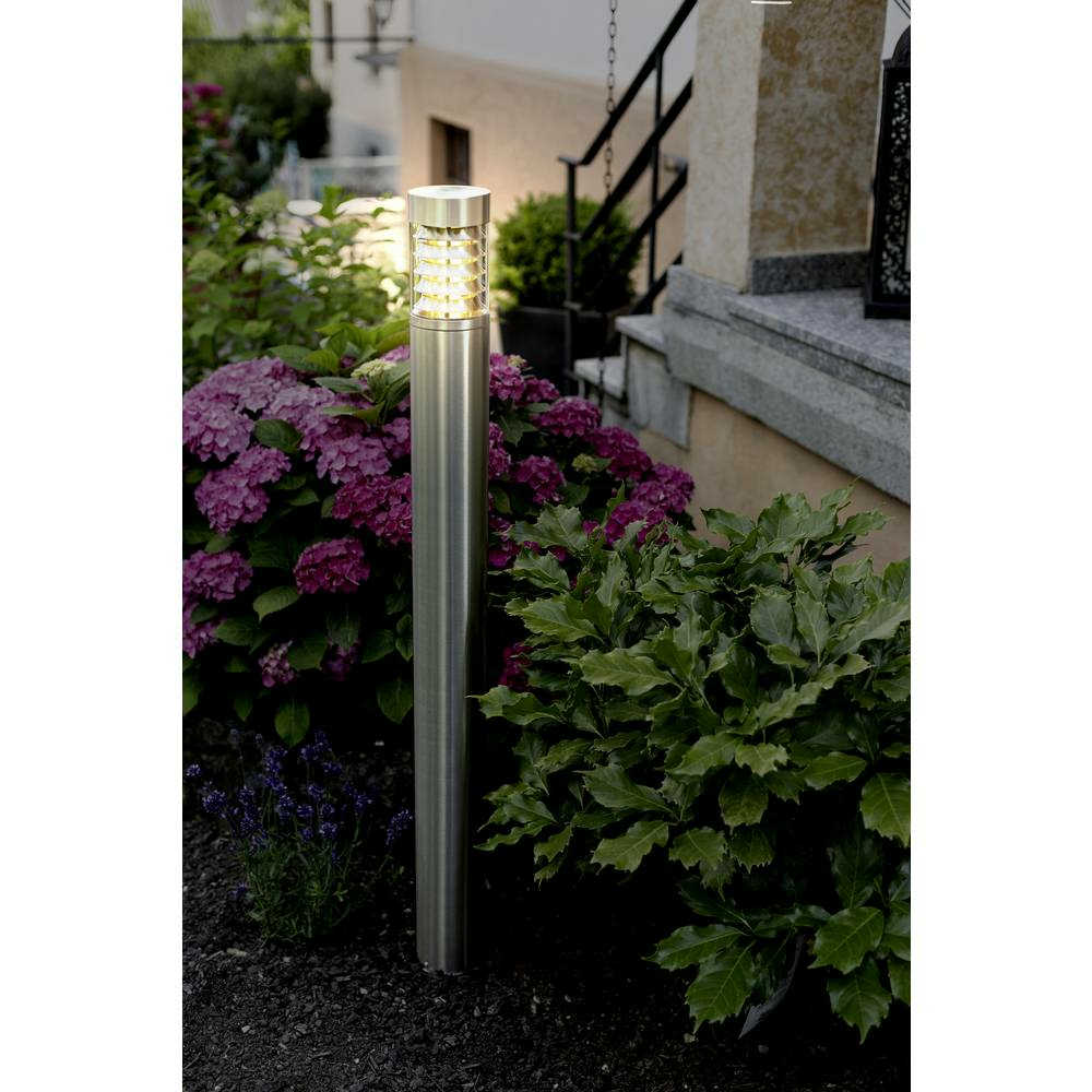 B-Ware Heitronic 36995 Saturn Außenstandleuchte Außenleuchte Pfosten Led E27 Edelstahl