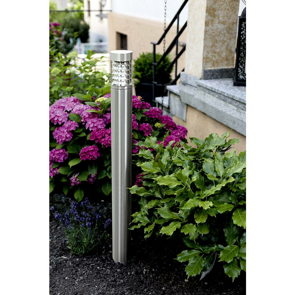B-Ware Heitronic 36995 Saturn Außenstandleuchte Außenleuchte Pfosten Led E27 Edelstahl