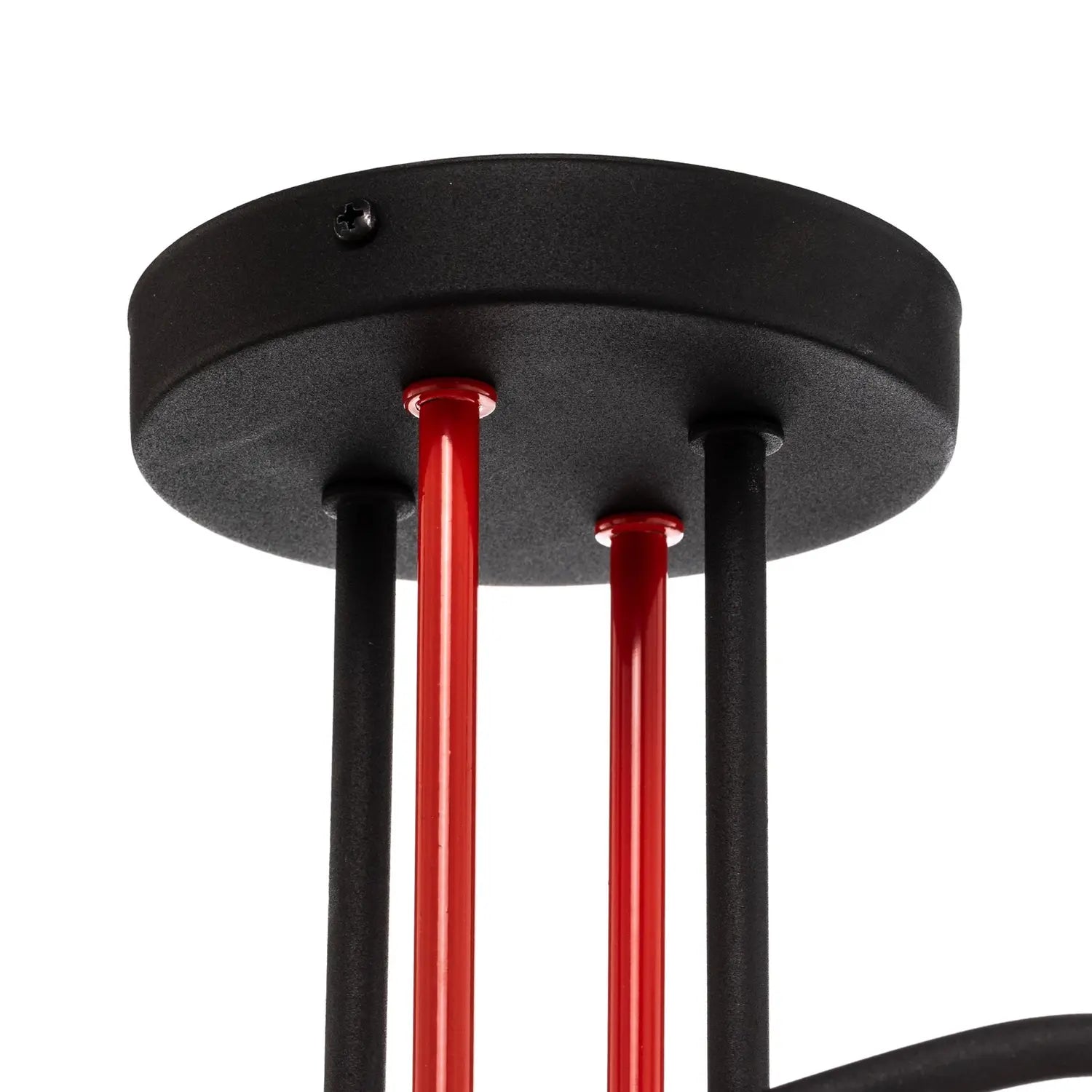 B-Ware Helam Deckenleuchte Lampe Cambridge Schwarz Rot 4 Flg E27 Eisen Wohnbeleuchtung - 5902349231082
