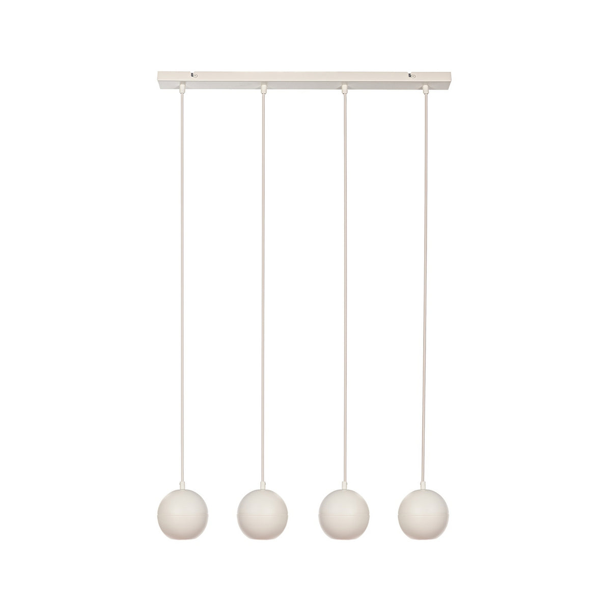 Helam Hängelampe Hängeleuchte Midway LED Pendelleuchte 4-flammig sand 65cm lang - 5902349236506