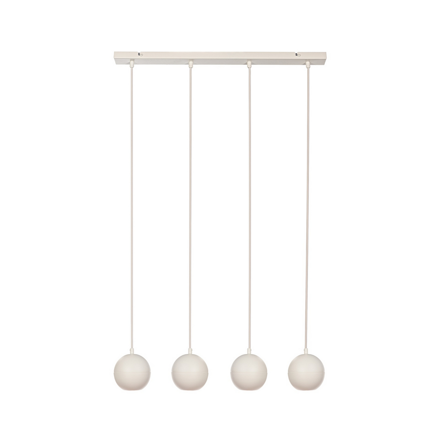 Helam Hängeleuchte Pendelleuchte Lampe Led 4 Flammig Länglich Sandfarben B-Ware - 5902349236506