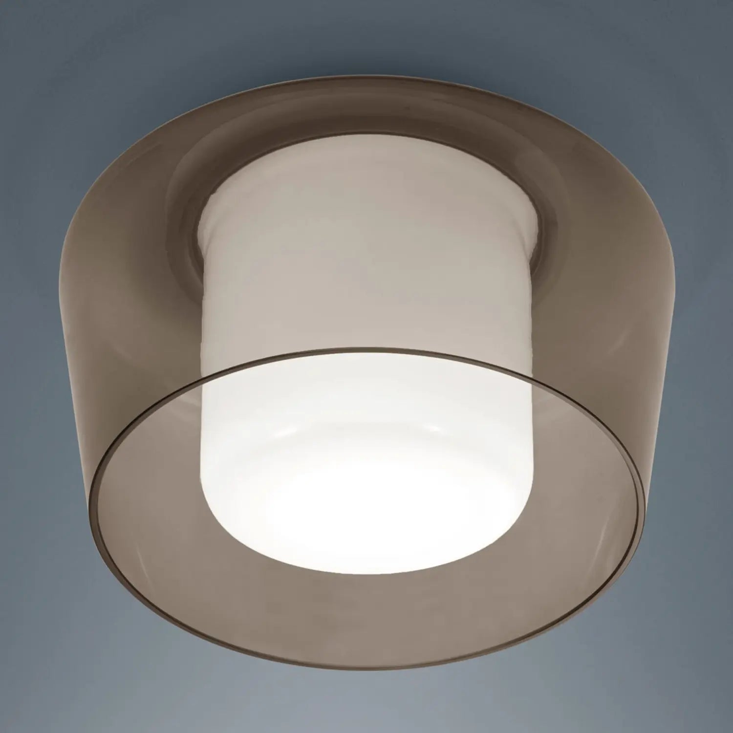 B-Ware Helestra Deckenleuchte Lampe Glas Metall Canio Amber E27 Led Leuchte 26cm Ip30 - 4022671103640