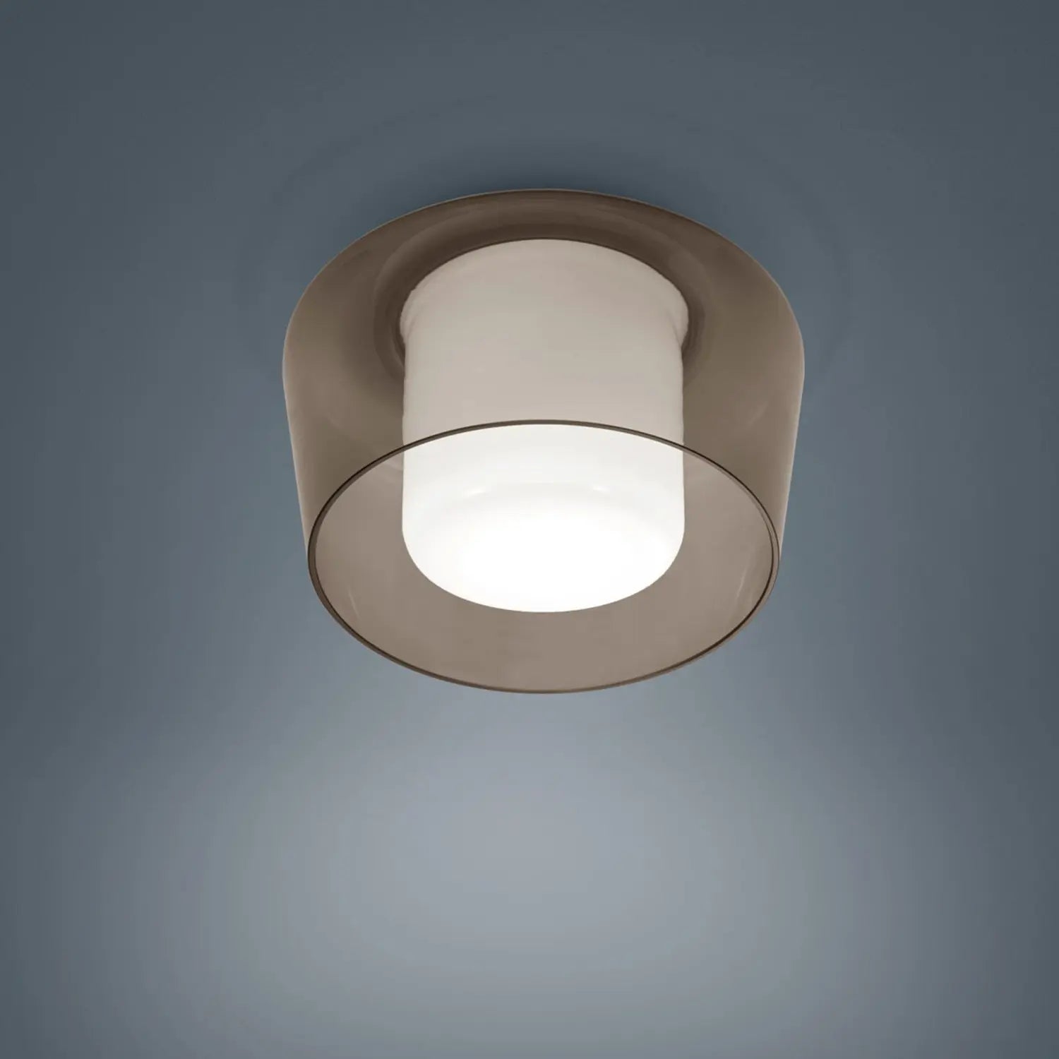 B-Ware Helestra Deckenleuchte Lampe Glas Metall Canio Amber E27 Led Leuchte 26cm Ip30 - 4022671103640
