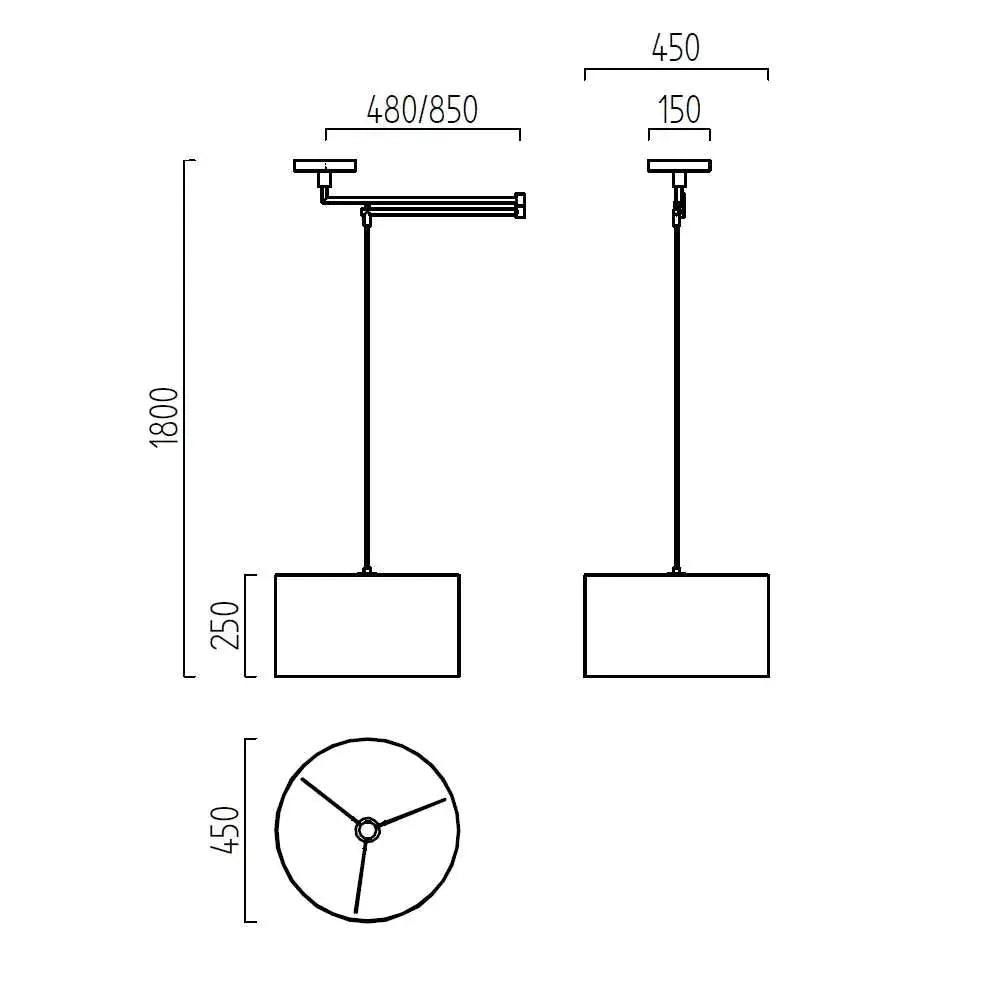 B-Ware Helestra Certo 161847 Pendelleuchte Hängeleuchte Led Deckenleuchte Lampe Weiß - 119551