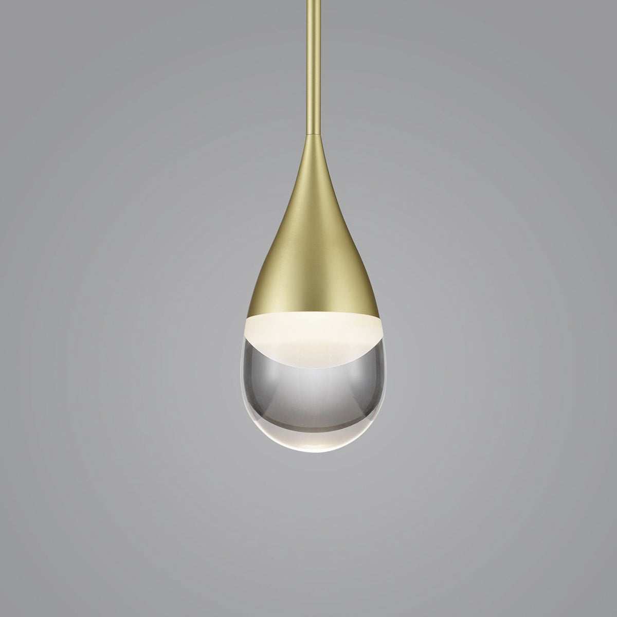 Helestra Hängeleuchte Pendelleuchte LED gold matt Glas Aluminium transparent - 4022671113489