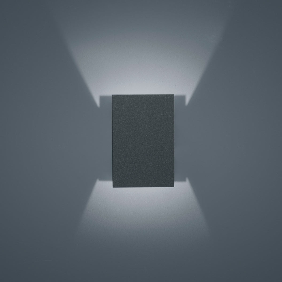 Helestra Außenwandleuchte Außenlampe LED Wandlampe graphit Blende Aluminium - 4022671103435