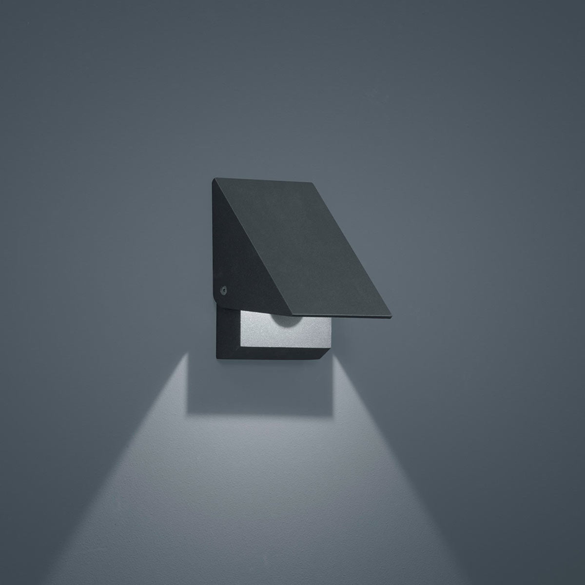 Helestra Außenwandleuchte Außenlampe LED Wandlampe graphit Blende Aluminium - 4022671103435