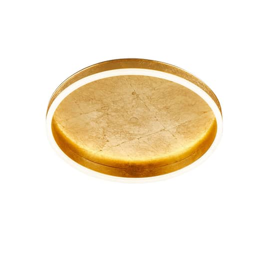 B-Ware Helestra Sona Led Deckenlampe Deckenlampe Leuchte Lampe Dimmbar ø40cm Gold 24 W - 4022671107228