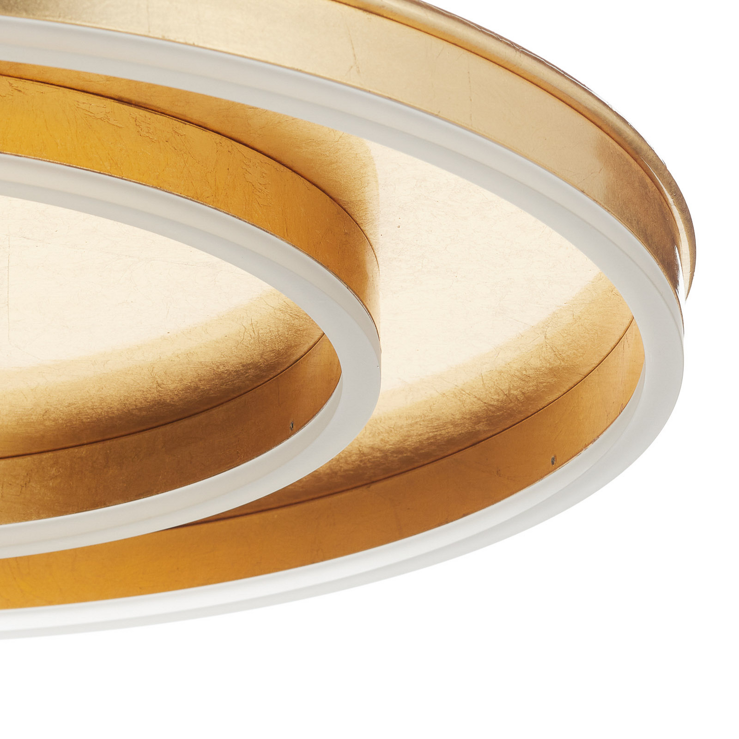 B-Ware Helestra Sona Led Deckenlampe Deckenlampe Deckenlicht Dimmbar ø 60 Cm Gold - 4022671107242