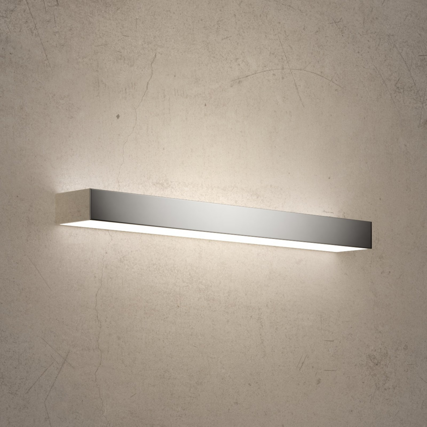 B-Ware Helestra Spiegelleuchte Wandlampe Led Spiegellicht Theia Chrom Badezimmer Glas