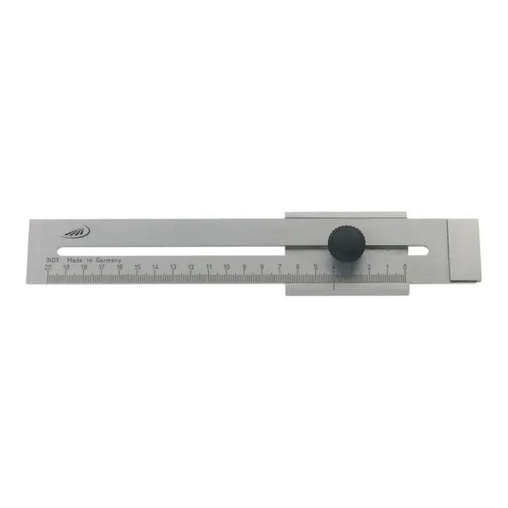 B-Ware Helios Preisser Streichmaß Anreißmaß Flach Rostfrei Stahl Mattiert Millimeter - 4029713002169