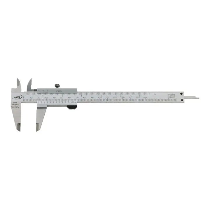 B-Ware Helios Preisser Taschenmessschieber Schieblehre R Cr Schraube Rostfreier Stahl - 4029713018870