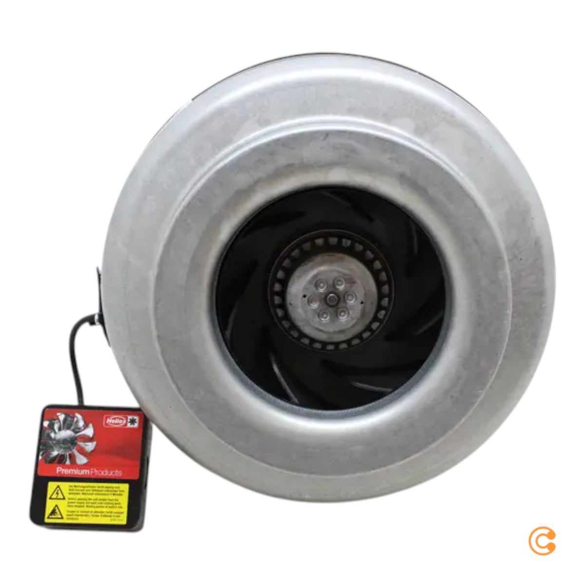 Helios Ventilatoren Rohrlüfter Radiallüfter 230V 886m³h Stahl SIEHE TEXT/FOTO - 4010184056522