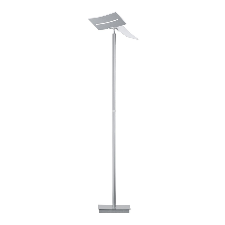 Hell Led Stehleuchte Standlampe Evolo Cct Nickel Matt Chrom Dimmer Touchdimmer B-Ware