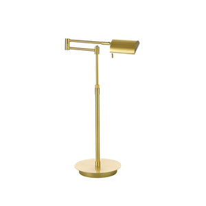 B-Ware HELL LED Tischleuchte Graz Lampe dimmbar messing höhenverstellbar 60cm warmweiß