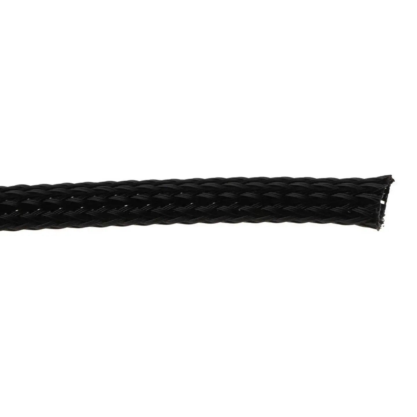 B-Ware Hellermann Tyton Geflechtschlauch Kabelschutzschlauch Schwarz Polyester 100 M - 4031026125657