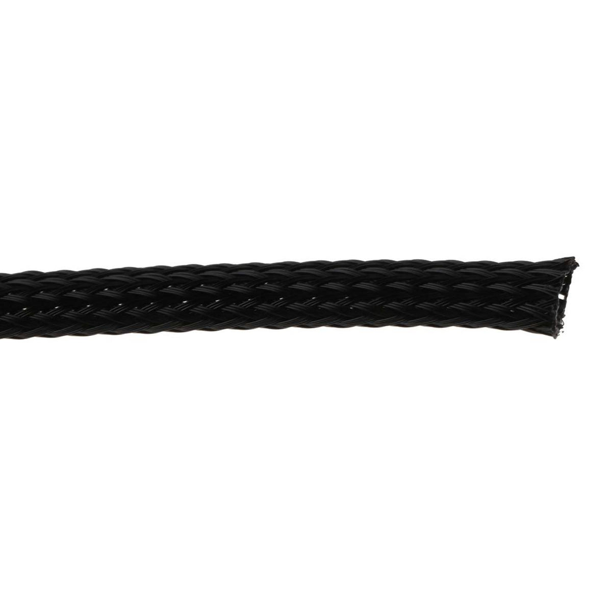 HellermannTyton Geflechtschlauch Kabelschutzschlauch Schwarz Polyester 100 m - 4031026125657
