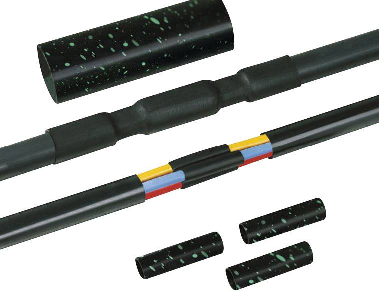 HellermannTyton 380-04005 LVK-5x1.5-6 PO-X BK Warmschrumpf-Verbindungsgarnitur
