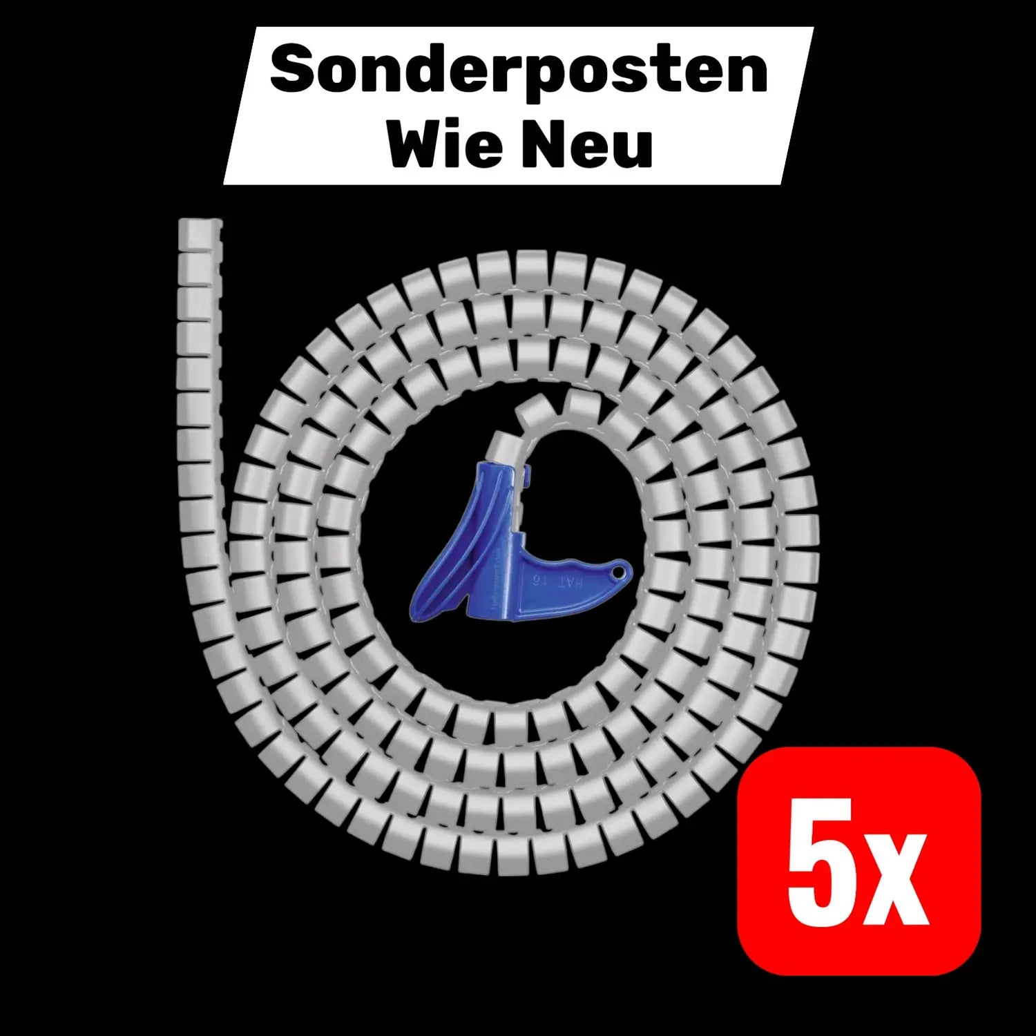 B-Ware Hellermann Tyton Kabelbündelschlauch : Hwpp16 L2 161 64205 Kabelschlauch 5 Stück - 5022660178276