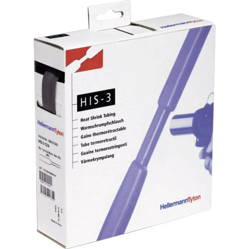 B-Ware Hellermann Tyton Schrumpfschlauch Isolierschlauch Transparent Polyolefin Dünn 3m