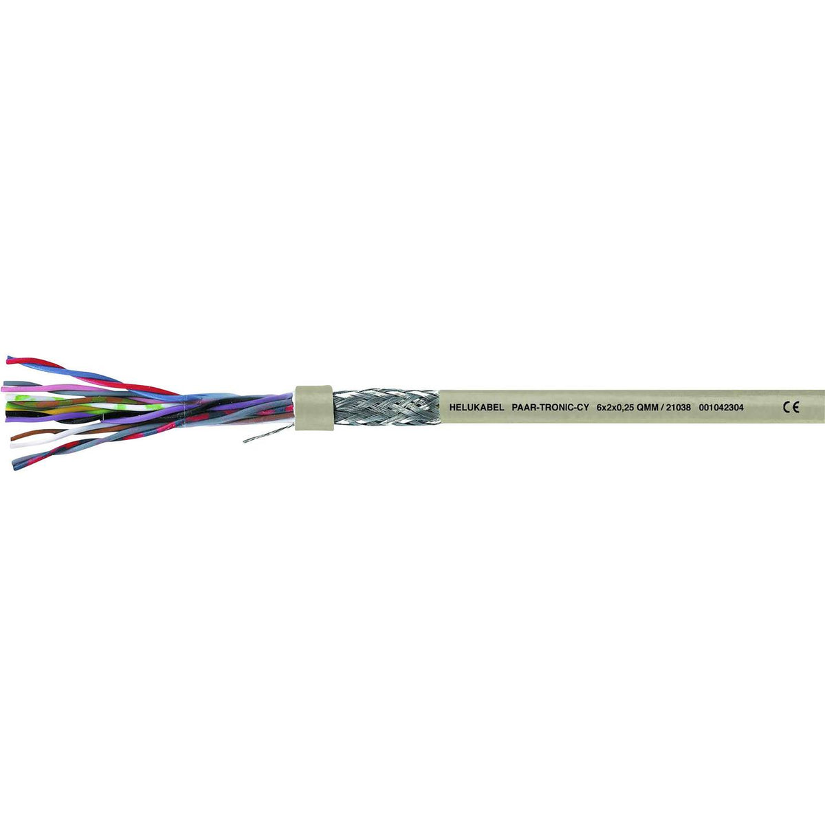 HELU Datenleitung Steuerleitung LiYCY Leitung Grau 100 Meter PVC Mantel - 2050005927619
