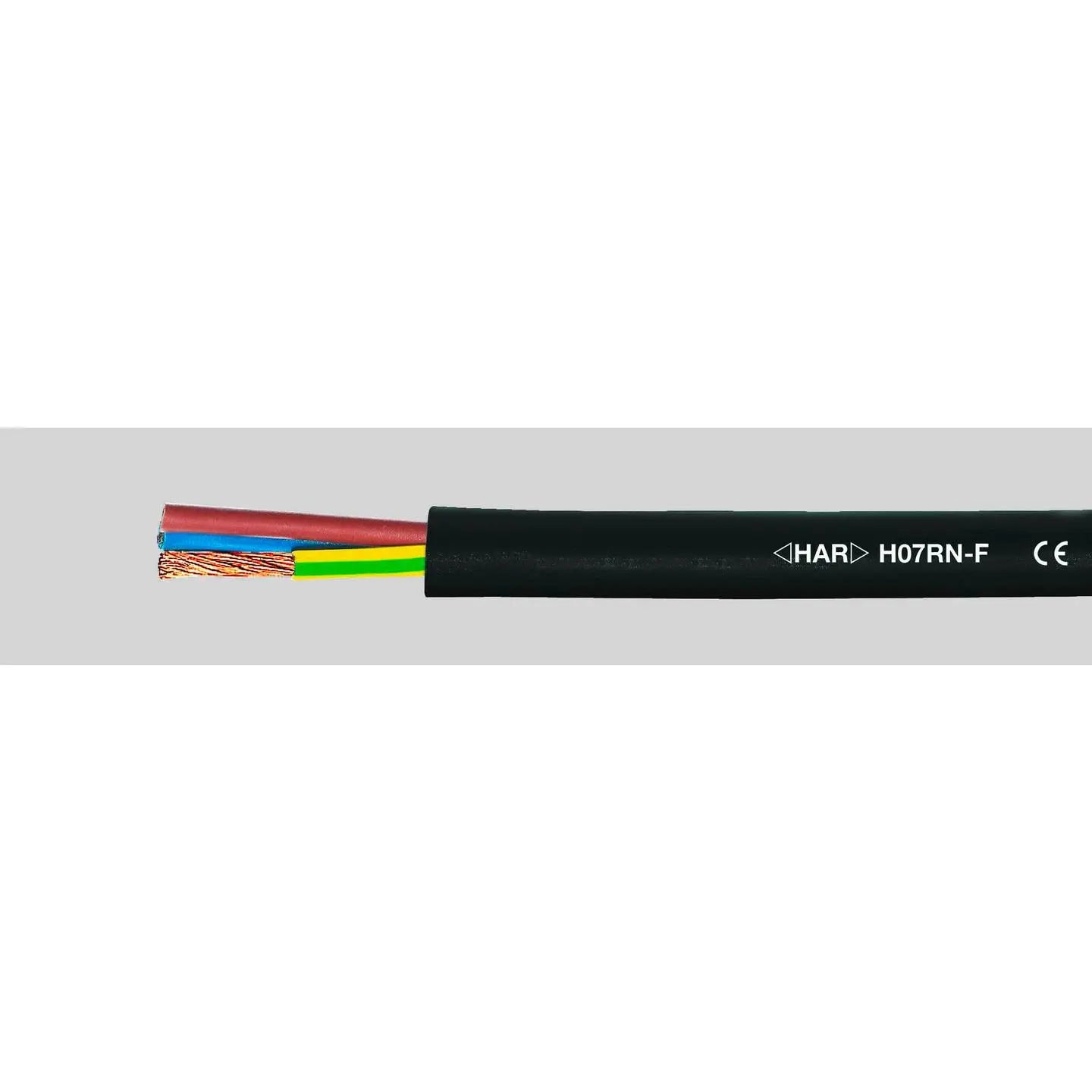 B-Ware Helu Gummischlauchleitung Kabel H07 Rn F Leitung Schwarz 50 M 1.5 Mm² Gummikabel  - 2050005622095