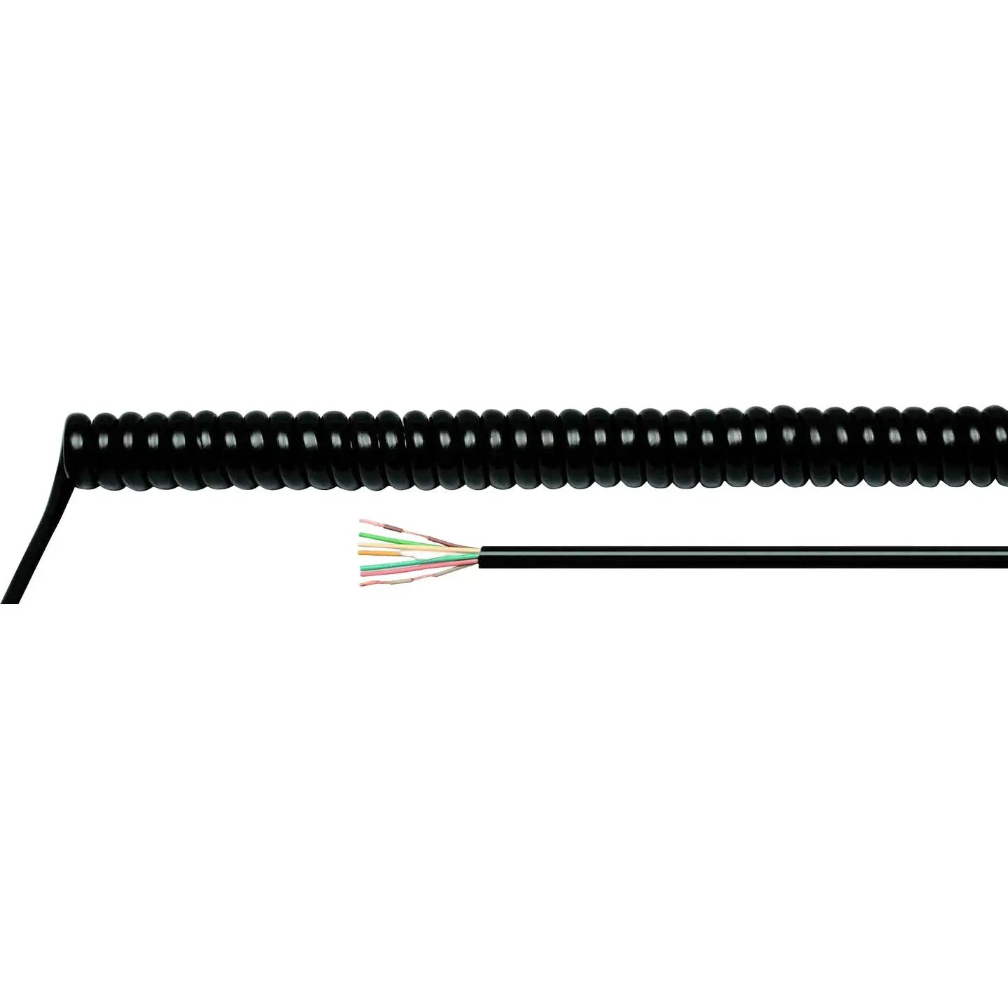 B-Ware Helu Spiralkabel Anschlussleitung Kabel H05 Bq F Schwarz 84903 Polyurethan 1 St - 2050007226840