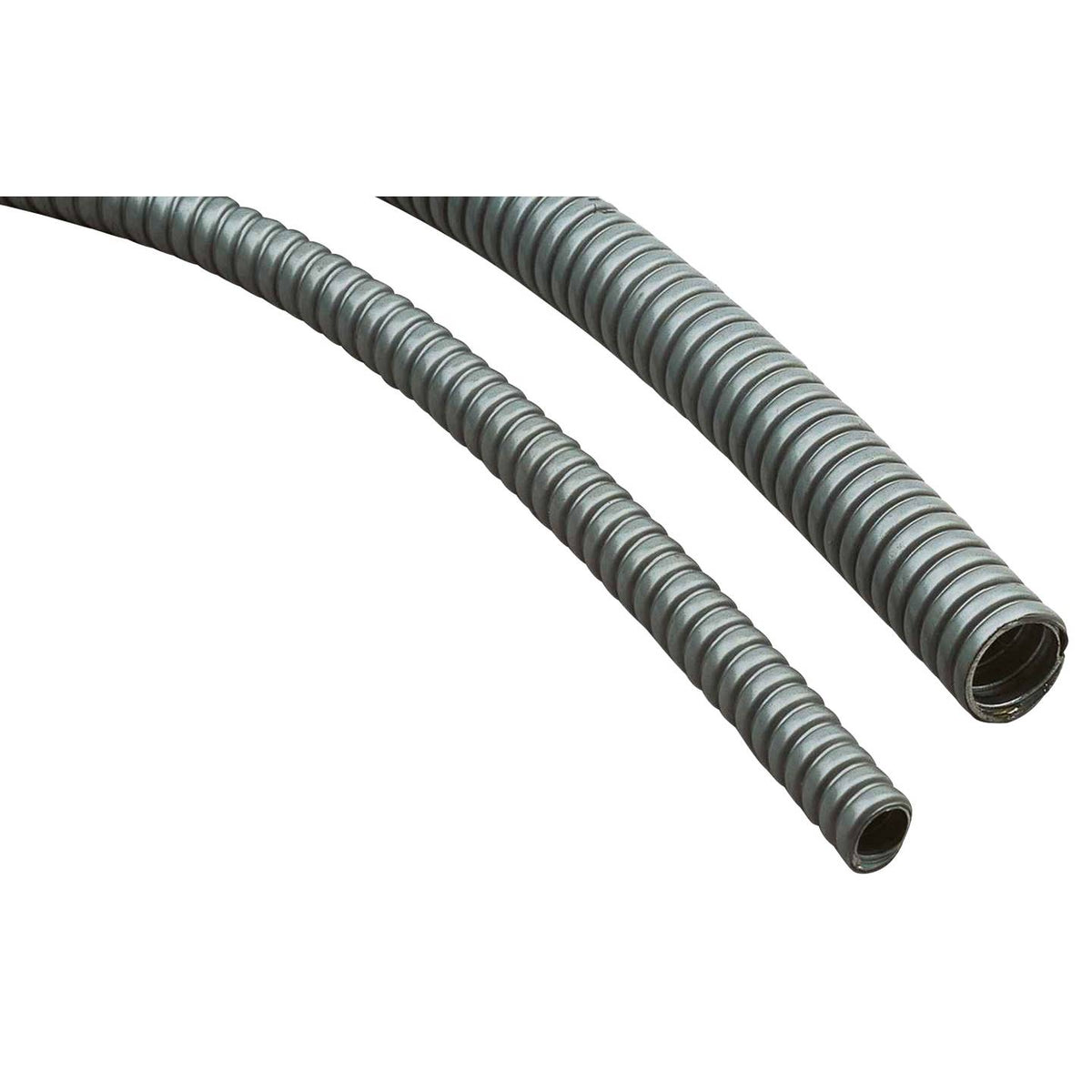 HELU Metallschutzschlauch Schutzrohr Wellrohr Grau 10 mm uv-beständig 50 m - 2050005243733