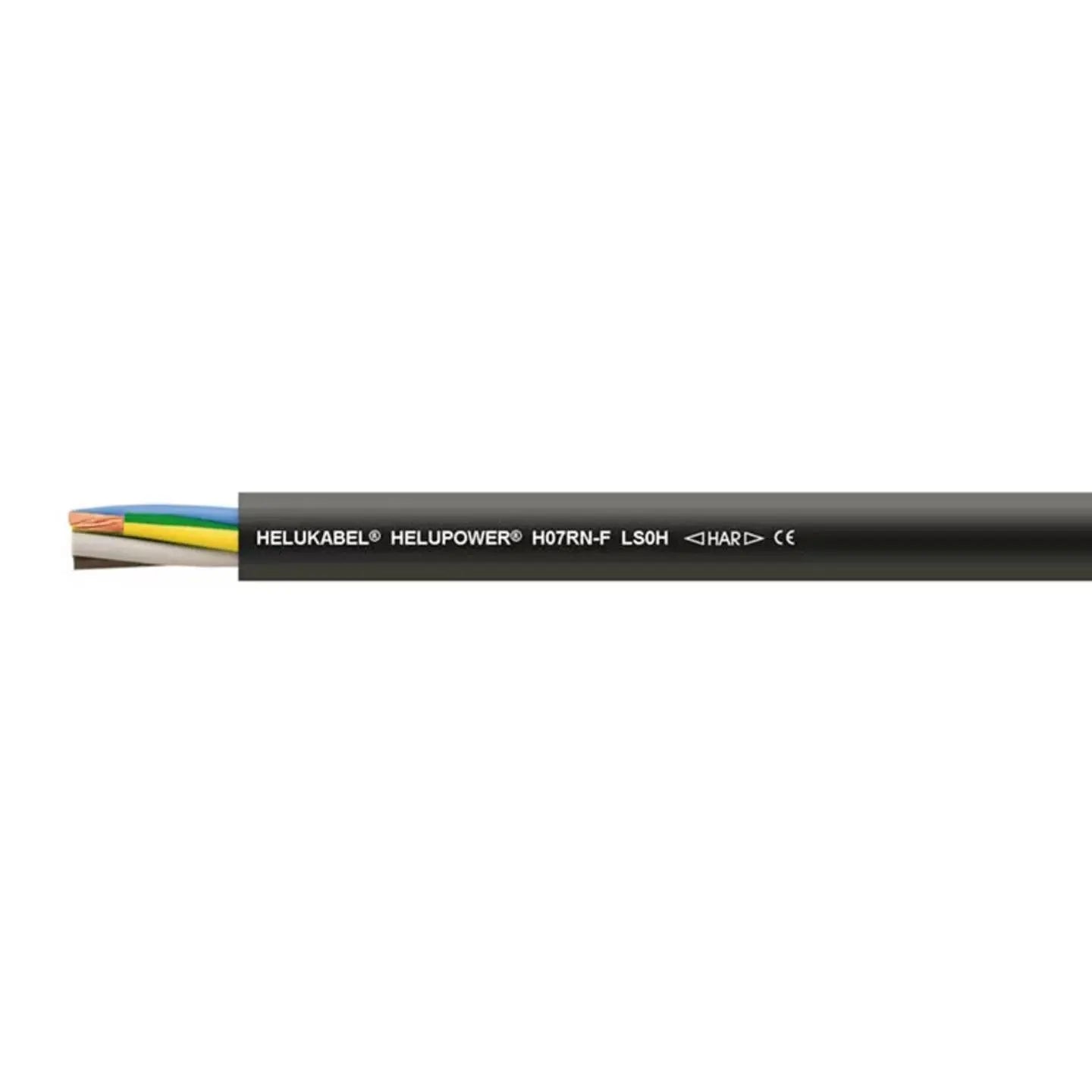 B-Ware Helu Gummischlauchleitung Kabel  Leitung Schwarz Halogenfrei ölbeständig 100 M - 2050008925629
