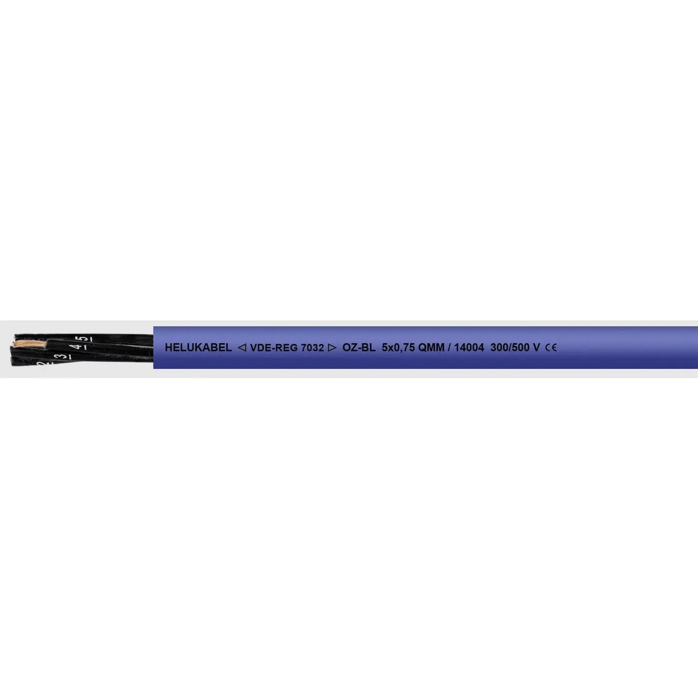 B-Ware Helu Steuerleitung Steuerkabel Kabel Ozbl Leitung Blau Pvc 2 X 1 Mm² 500 M - 2050009879334