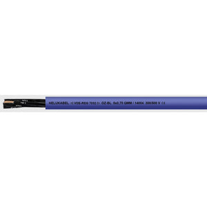 B-Ware Helu Steuerleitung Steuerkabel Kabel Ozbl Leitung Blau Pvc 2 X 1 Mm² 500 M