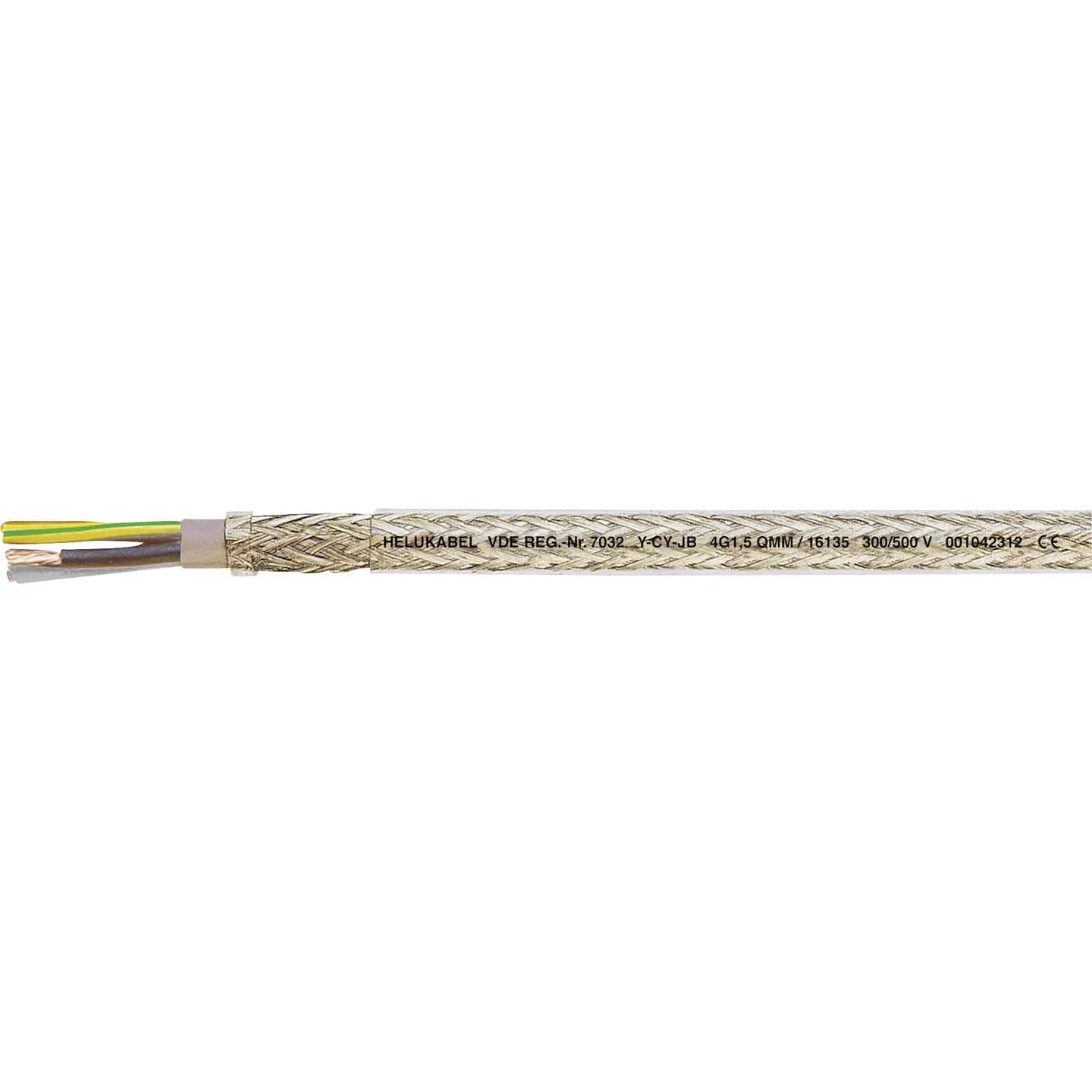 B-Ware Helu Steuerleitung Steuerkabel Kabel Ycyjb Transparent 5 G 2.5 Mm² Pvc 100 M - 2050006080948